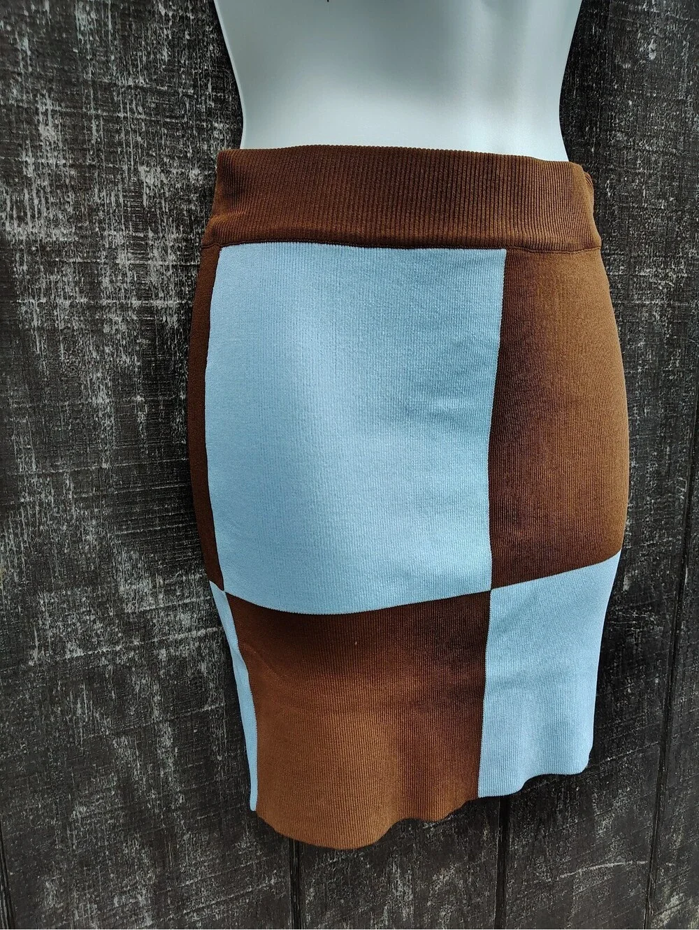 Oliviaceous Colorblock Skirt